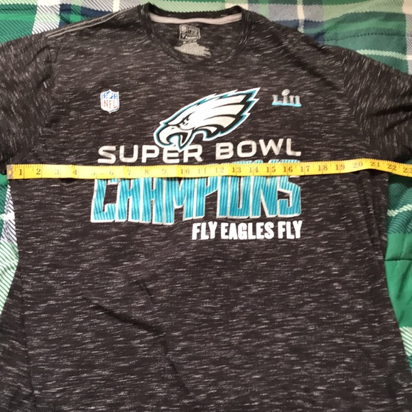 Fanatics Pro Line Philadelphia Eagles Super Bowl LVII Champions Shirt Mens XL - Picture 3 of 5